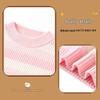 Tuhuang Kids' Thickened Pure Wool Color Block Stripe Sweater