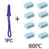 10/100pcs Replacement Heads Duster Microfiber Disposable Short Duster for Cleaning Home Office Blinds Surface Dust Clean Tool