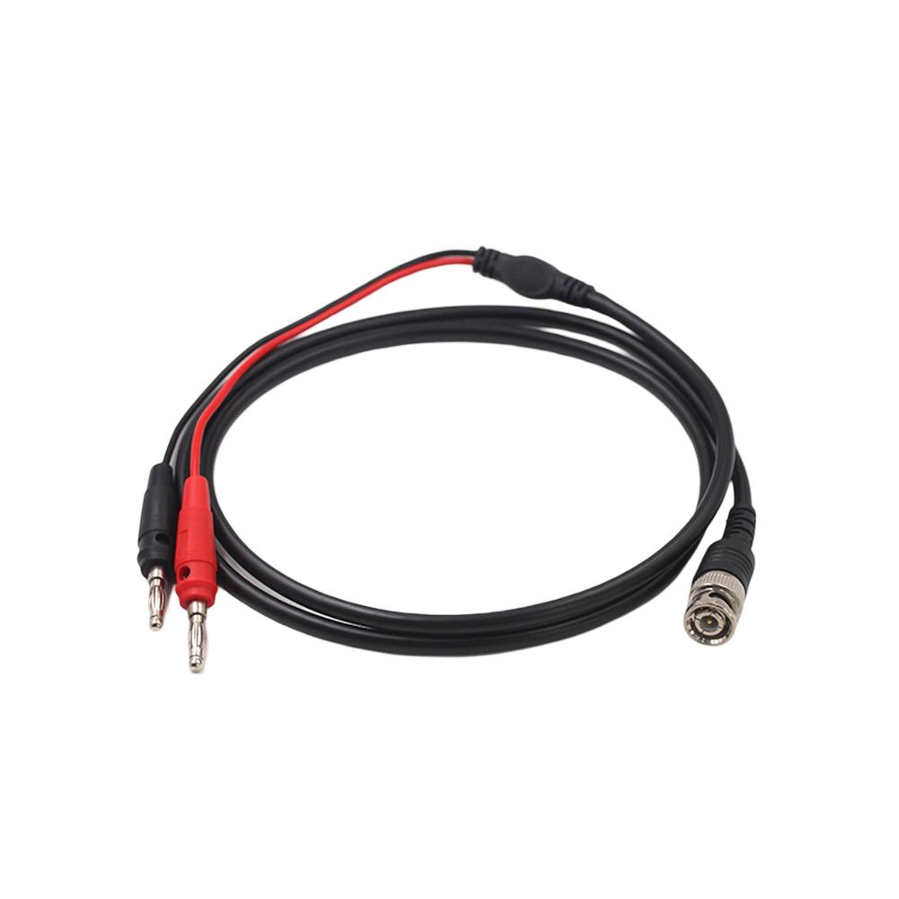 Test Hook Cable Signal Connection Probe Black BNC Male To Test Hook Cable Strong Clamping Force Black And Red Color