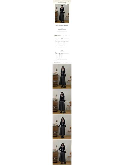 Stylish Korean Plus Size Autumn Set: Faux Two-Piece Top & Pleated Skirt - Age-Defying Fashion for Women