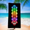 Video G-GameS G-Geometry Dash Microfiber Beach Towel Absorbent Quick Dry Soft Yoga Swimming Resort Mountain Climbing Towel