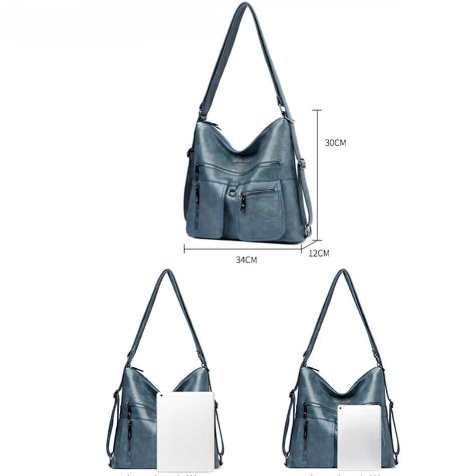 Hochwertige Luxus-Handtaschen aus Leder für Damen, Designer-Multifunktions-Umhängetaschen für Damen, Reiserucksack