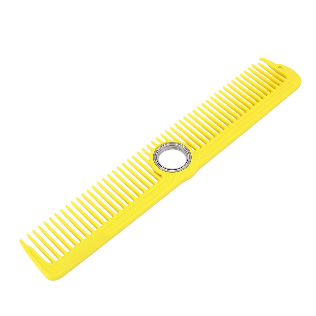 Professional Barber Comb with Center Anti Static Heat Resist Rotatable Cutting Comb
