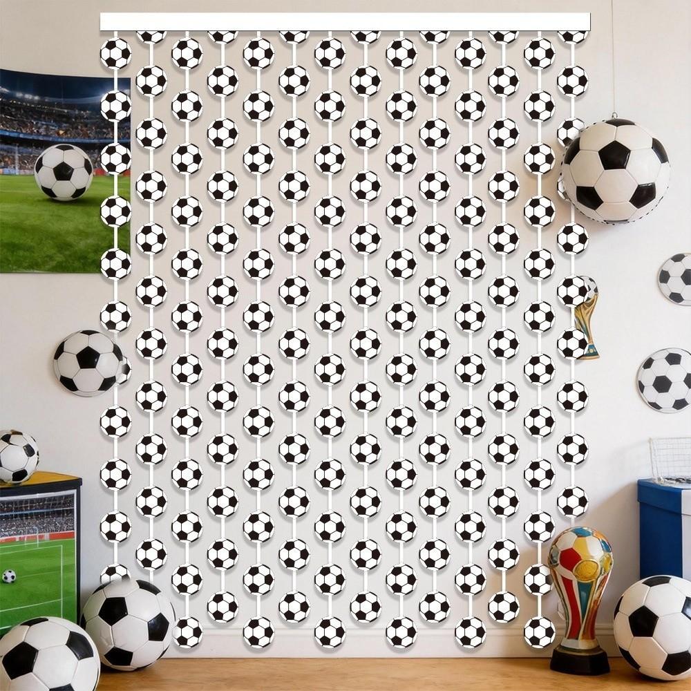 Waterproof Football Door Curtain Sports Theme Football Match Backdrop Party Decoration