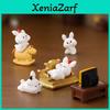 Landscape Tiangong Micro Rabbit Resin Gardening  Decoration Ornament Desktop