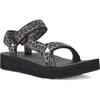 Teva Midform Universal Sandals for Cm Women, Black, 23.0