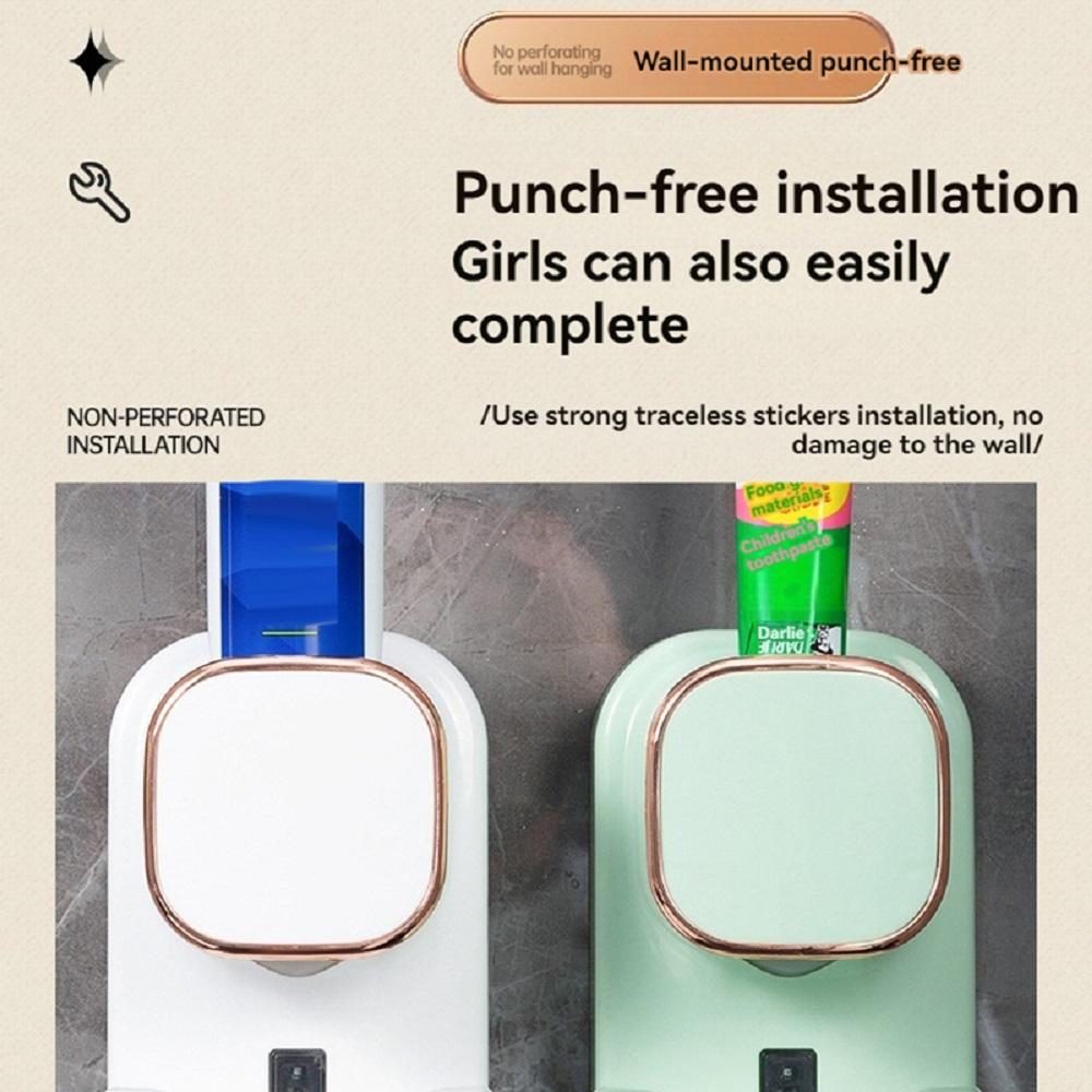 Automatic Sensor Electric Wall Mounted Tooth Paste Squeezer USB Removable Bathroom Accessories 3 Mode Smart Toothpaste Dispenser
