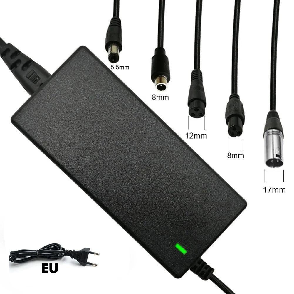 Adaptor de alimentare nou-nouț AC 100-240V Negru DC 42V 2A Accesorii pentru trotinete electrice Priză SUA/UE/UK pentru baterie cu litiu 24-36v