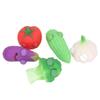 5pcs Silicone Vegetable Stress Relief Toys Popping Out Eyes Sensory Toys Pocket Sized Decompression