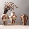 Modern Retro Abstract Art Pottery Vase for Home or Hotel Decor