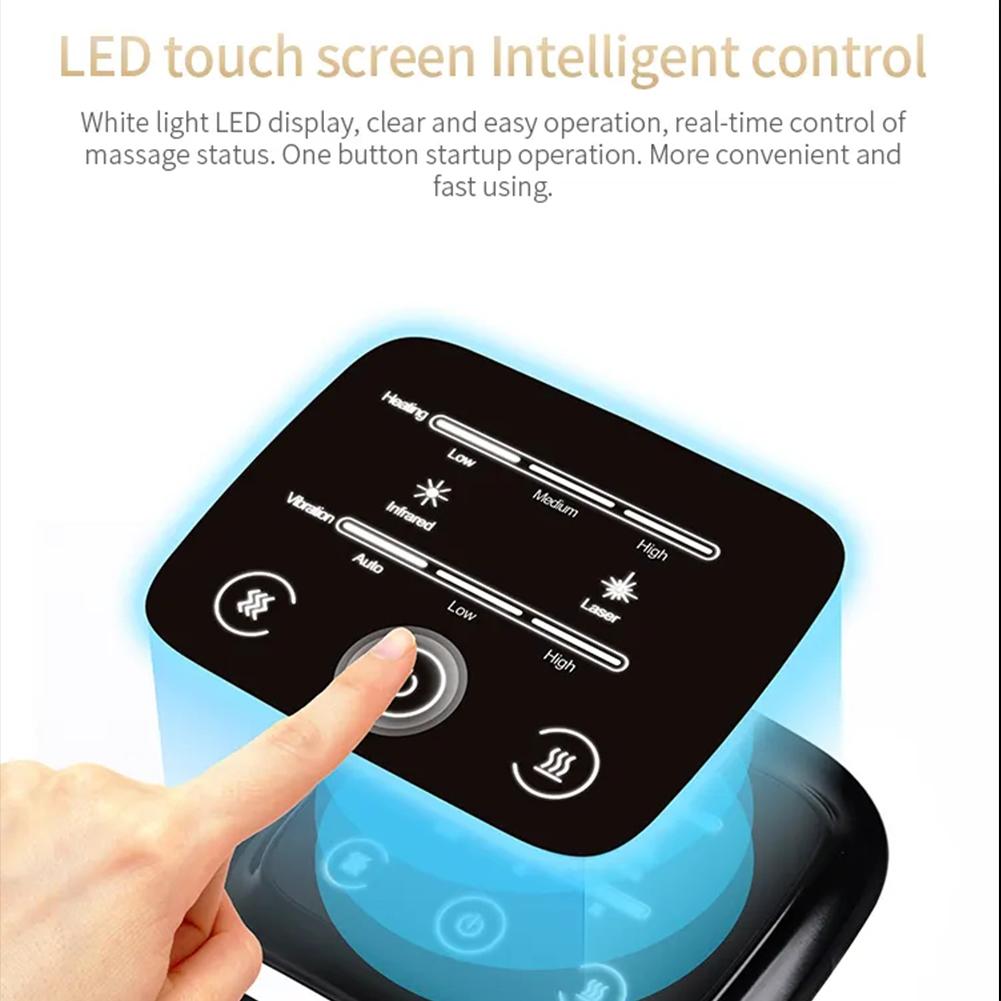 Multifunktionaler Smart Akku-Knie-Massager Luftdruck Vibration Heizung Knie-Entspannungs-Massagegerät Gelenk-Knie-Gerät