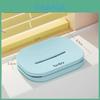 Pp Double Layer Soap Dish For Bathroom With Drip Tray And Creative Design For Home Use