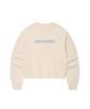 COVERNAT WOMAN Cooper Logo Sweatshirt Ivory