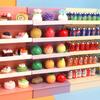 Dollhouse Supermarket Display Shelf Dollhouse Simulated Snack Cabinet Dolls House Accessories