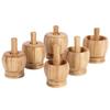 Bamboo Garlic Crusher Artifact Home Garlic Paste Grinder Garlic Crusher Garlic Presser Mortar Garlic Mortar Crusher