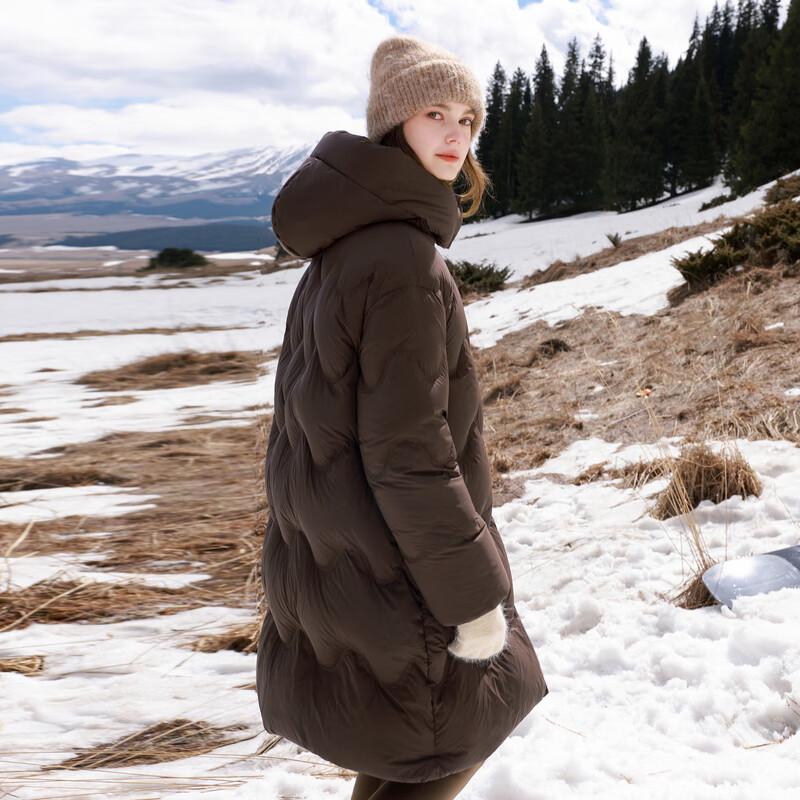 Sancai 2025 Winter 90% White Duck Down Waterproof Hooded Jacket