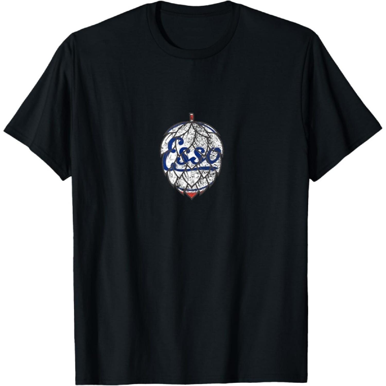Vintage Beer ESSO Gas Station Mens and Womens T-Shirt S