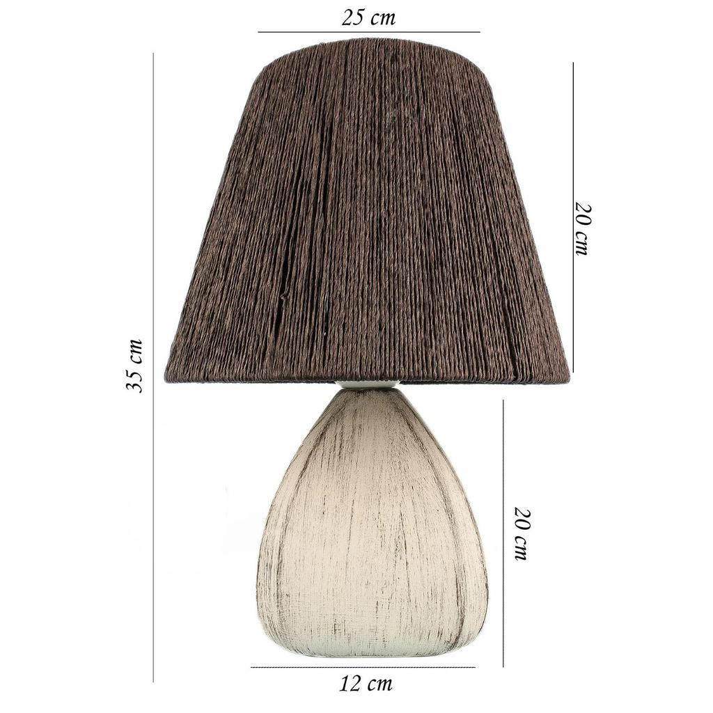 Serre Handmade Ceramic Lampshade Black