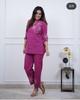 Parti Giyim Tasarımcı Kurta Pantolon Takımı Hint Kadın Bollywood Üst Tunik Kurti Elbise