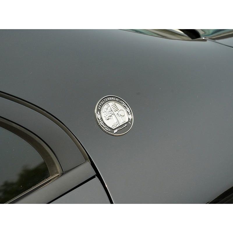 3D-Metallbaum, 65 mm, Chrom, Schwarz, Logo-Emblem, Auto-Rückseitenabzeichen für ACE, GLA, GLC, GLE-Klasse, Aufkleber, Zubehör