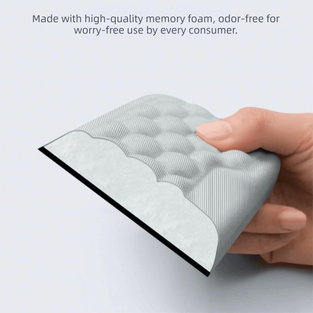 Desk Mat Foam Mouse Pad Ergonomic Design Comfortable Mouse Wrist Rest Non-Slip Base Relax Keyboard Wrist Rest Office
