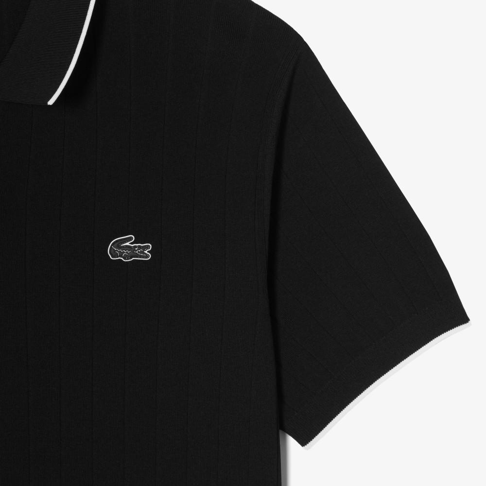 [Lacoste] Men's Open Collar Sweater AH721E-56G031