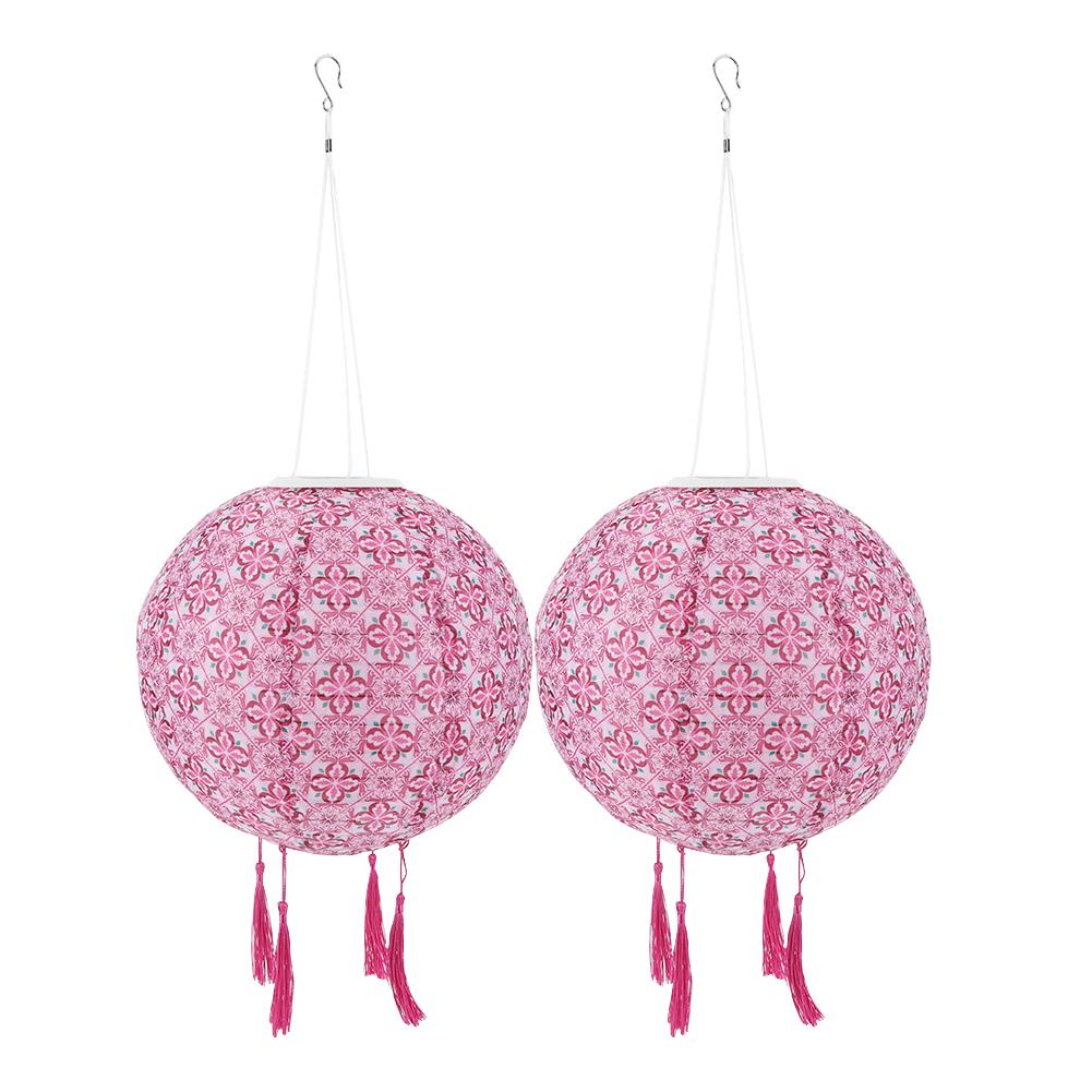 

12-дюймовый светодиодный солнечный фонарь, китайское традиционное украшение, теплый свет, подвесной уличный светильник для украшения садовой вечеринки на открытом воздухе