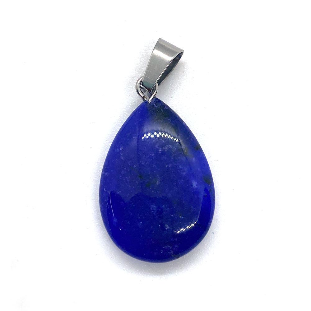 Opal Teardrop Pendant, 17x27mm Stone, Single Hole Melon Seed Buckle, DIY Necklace Jewelry Accessory