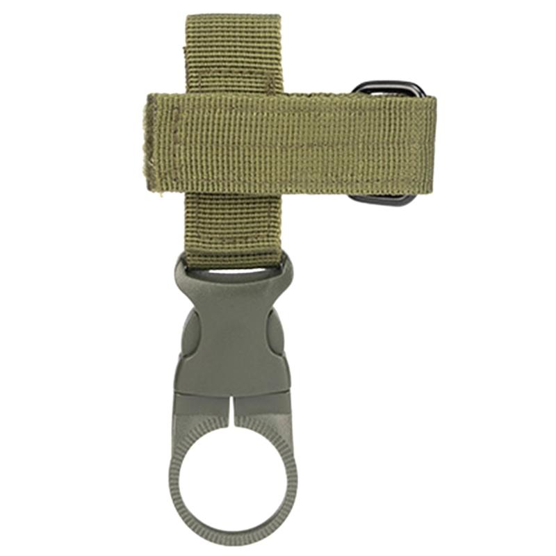 Outdoor Bottle Holder Belt Water Bottles Holder Clip Backpack Keychains Carabiner Hanging Gear Webbing Buckle Strap Clip