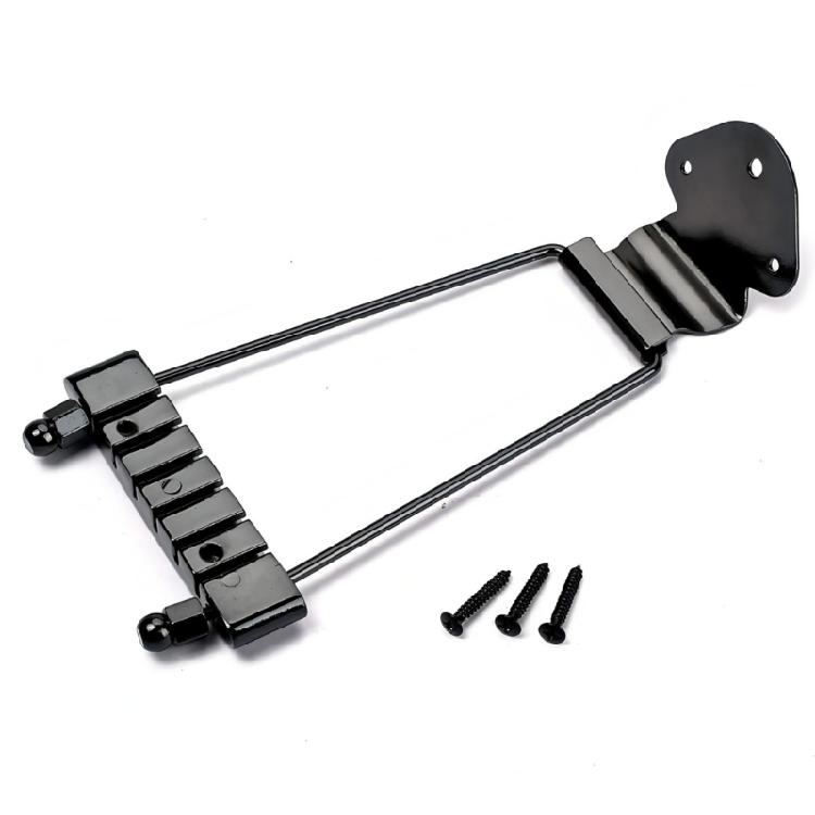 6 string Guitar Tailpiece Bridge Half Hollow Short Guitar Tailpiece Bridge Metal Guitar Replacement Parts Enduring