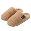 Household cotton slippers winter indoor home plush warm non-slip winter bedroom fluffy slippers winter