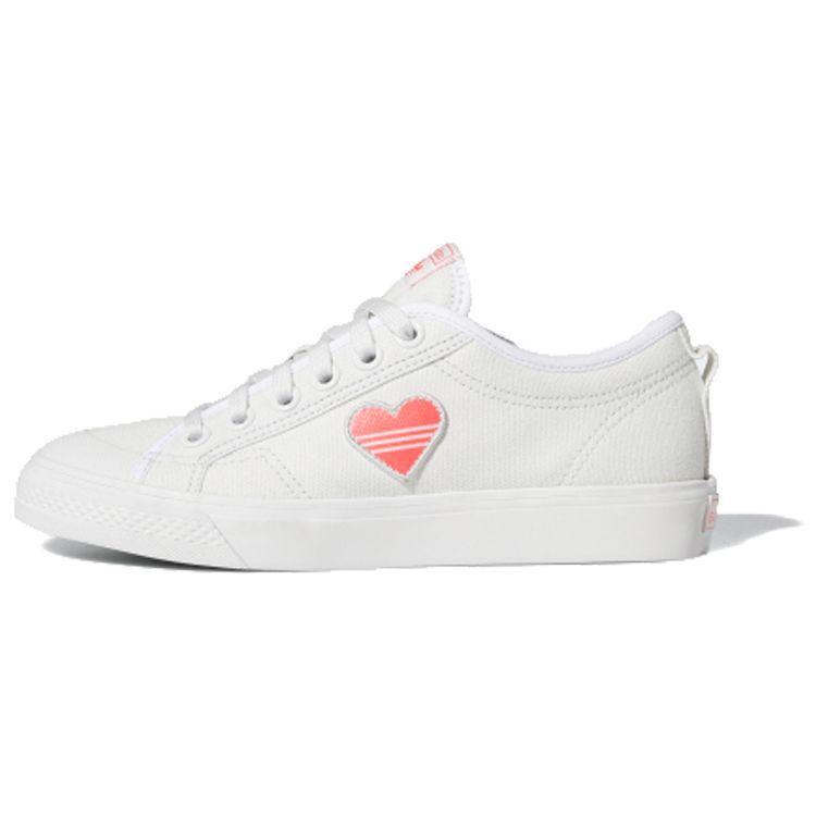 

Adidas Nizza Trefoil Valentines Day Женские кроссовки White Crystal-White Shock-Red EF5074