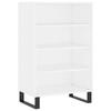 Highboard In White 57 X 35 X 90 Cm Particleboard