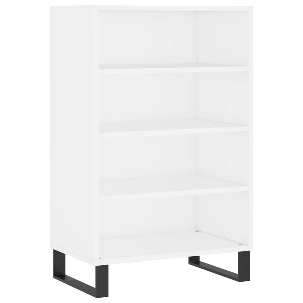 Highboard In White 57 X 35 X 90 Cm Particleboard