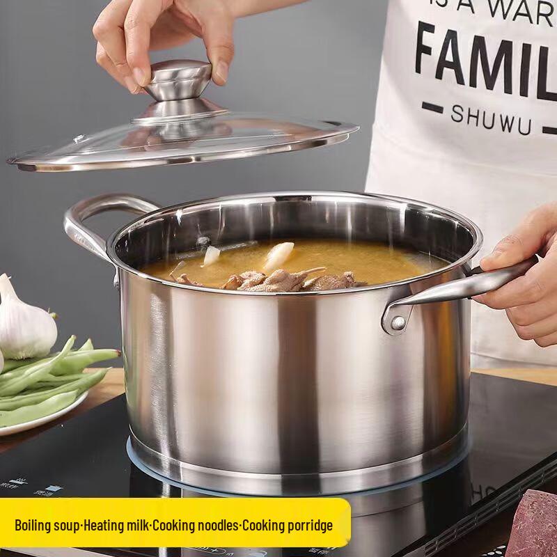 Shangheng 20CM 304 Stainless Steel Non-stick Soup Pot