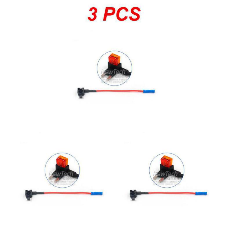 1~5Pcs Add-a-Circuit Adapter APM Tap Mini Blade Micro 12V Car Fuse Box Holder Auto Motri Insurance ATM Adapter