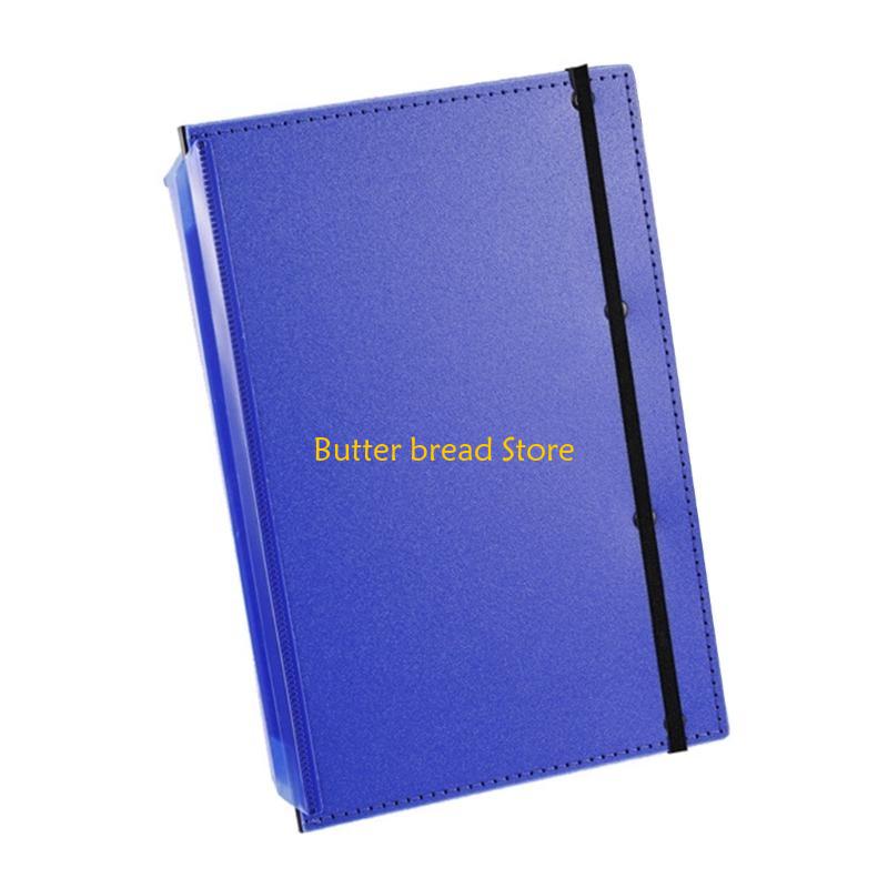 W89C 2 Layer Folding Nurse Clipboard Pocket Writing Pad with Elastic Band for Nurse
