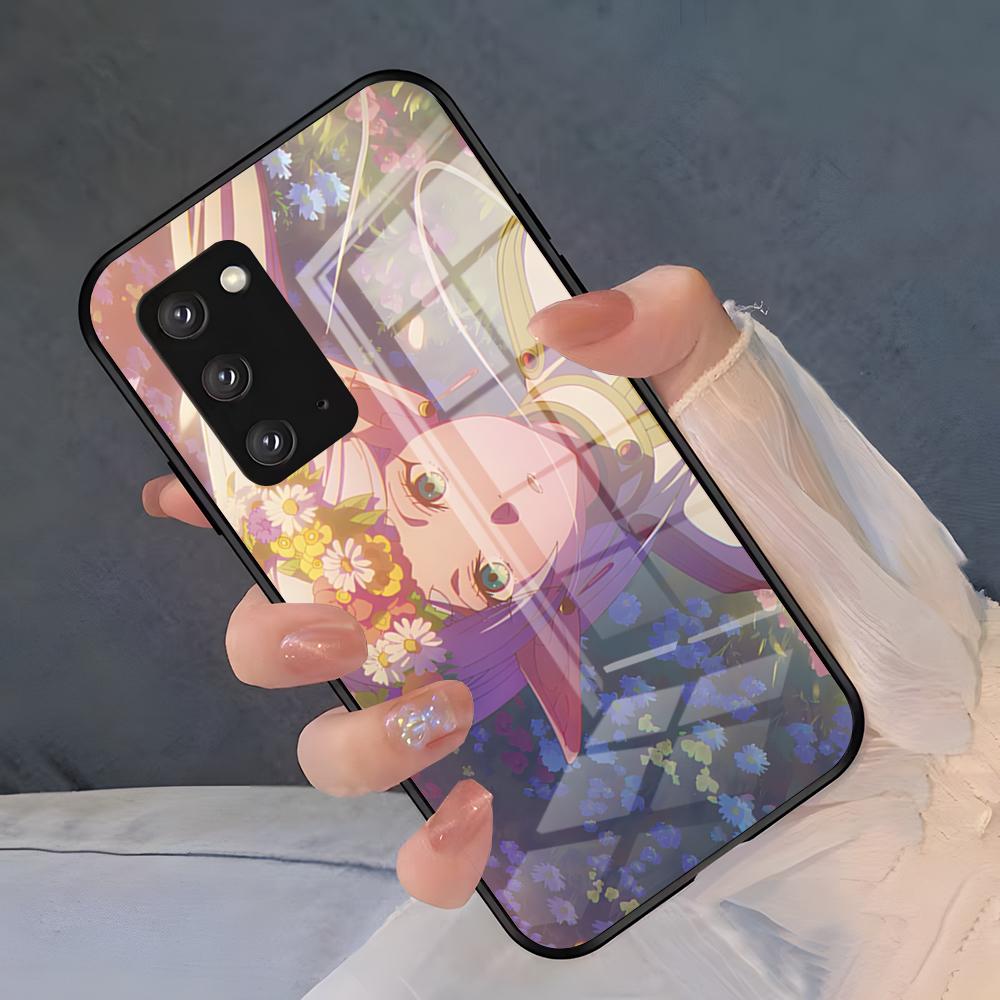 Hot F-Frieren Anime Phone Case For Samsung A25 A13 A33 5G A54 A36 A35 A56 A52 A14 Shockproof Glass Cover