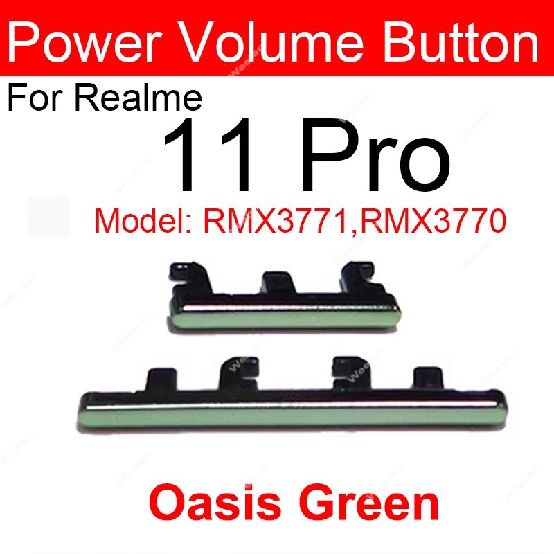 Power-Lautstärketasten für Realme 11 11X Pro 11Pro Plus 5G Power-Lautstärketasten Power-Lautstärketaste Seitenknopf Flexkabel Teile