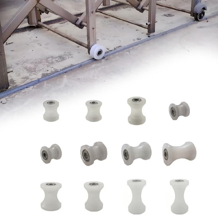 Universal Nylon Bearing Roller U Grooves Guide Wheel For Smooth Gliding Motion On Different Door Rail Easily to Install
