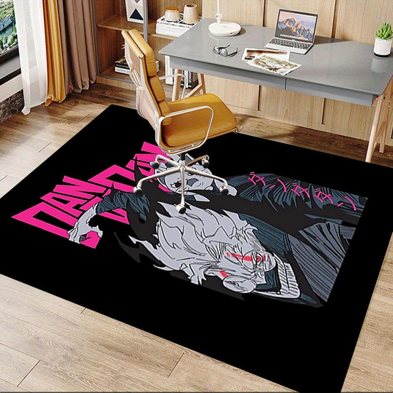 1pc Danganronpa Home Office, Durable Polyester Floor Mat with Easy, Office Decor, Urban Style, Nonslip Backing