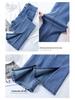 Women's Retro Micro-Flare Split High Waist Jeans - 2022 Fishtail Style Straight Leg Elastic Pants