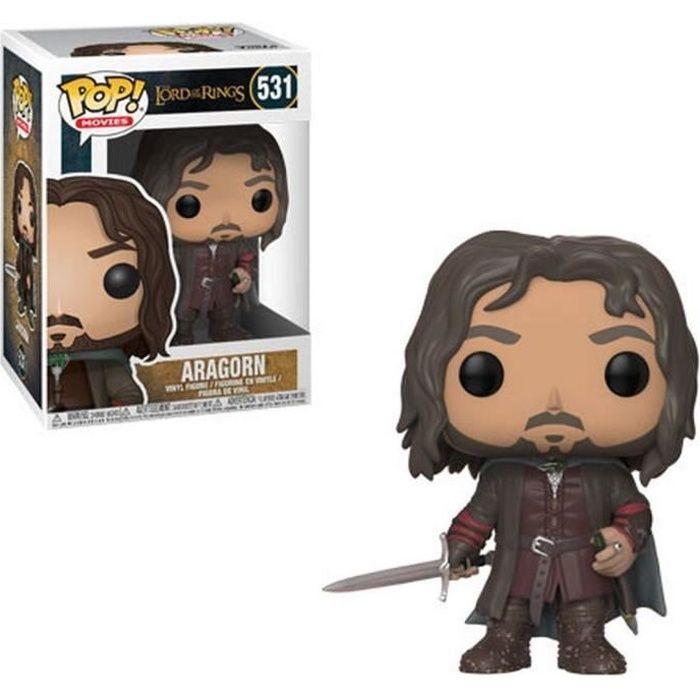 Figurine - Funko - Pop! Le Seigneur des Anneaux - Aragorn - 10 cm - Collectionneur