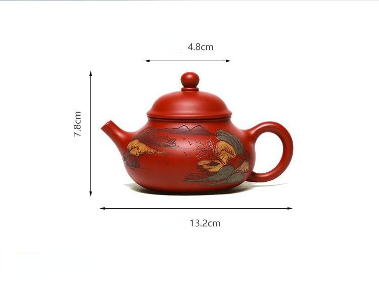 Yixing Purple Clay Teapots Ball Hole Filter Pot Beauty Kettle Ore Handmade Zisha Tea Set Gifts