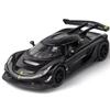 1/32 Koenigsegg Jesko Attack Alloy Sports Car Model Diecast Metal Racing Car Kjøretøy Modell Simulering Lyd Lys Barnelekegave