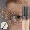 Funkelnder Metallischer Mascara Langanhaltend & Wischfest Glitzerndes Volumen & Lifting mit Metall-Bürstenkopf Make-up Geschenk für Party, Täglichen Gebrauch