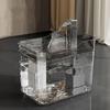 Convenient 1.5L Pets Water Dispenser Smart Drinking Auto Filter Pet Water Fountain Transparent with Pump Cat Drinker Bowl Home