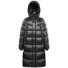 Gaofang Black Gold Kids Long Goose Down Winter Jacket