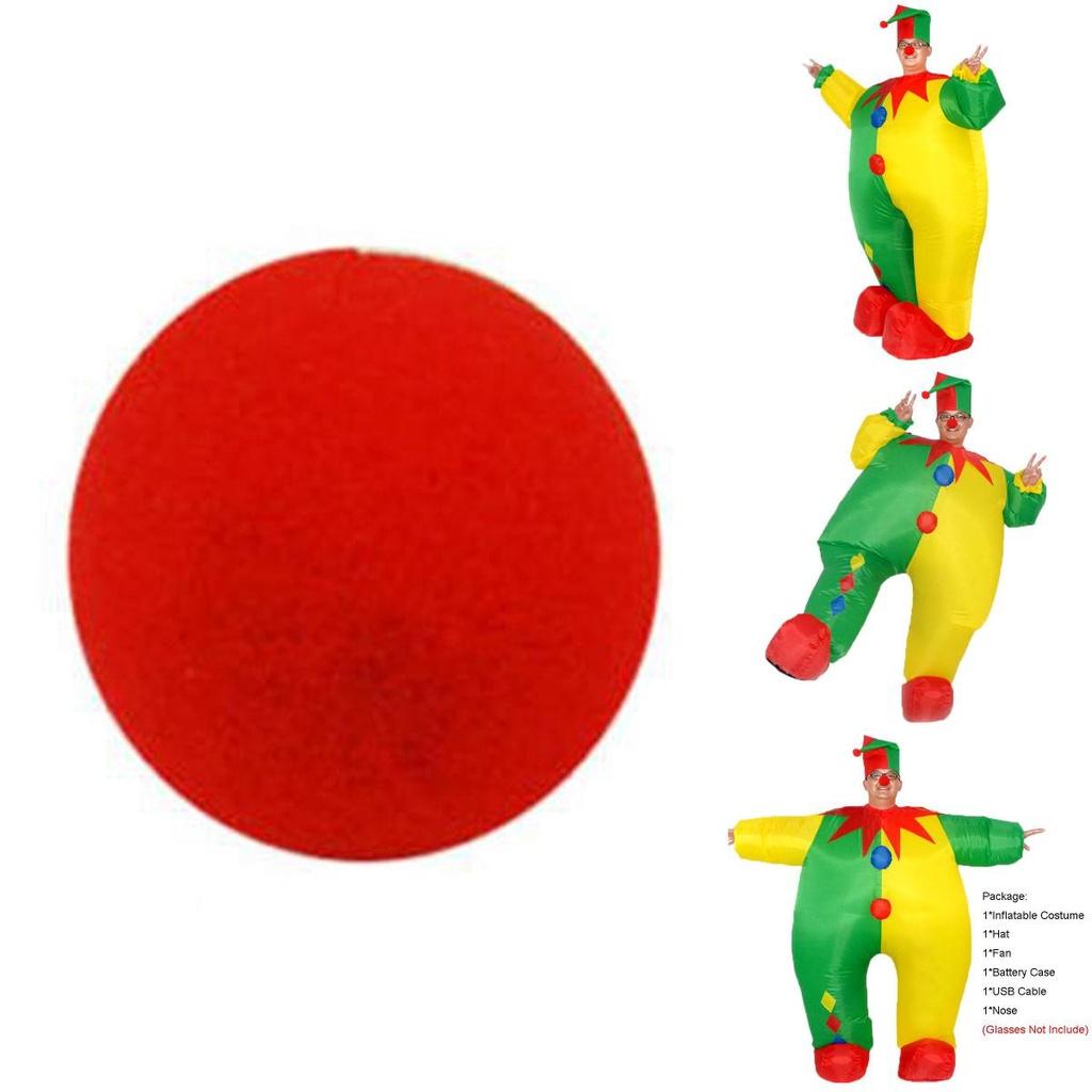 Vibrant Adult Inflatable Clown Cosplay Costume For Memorable Halloween Parties