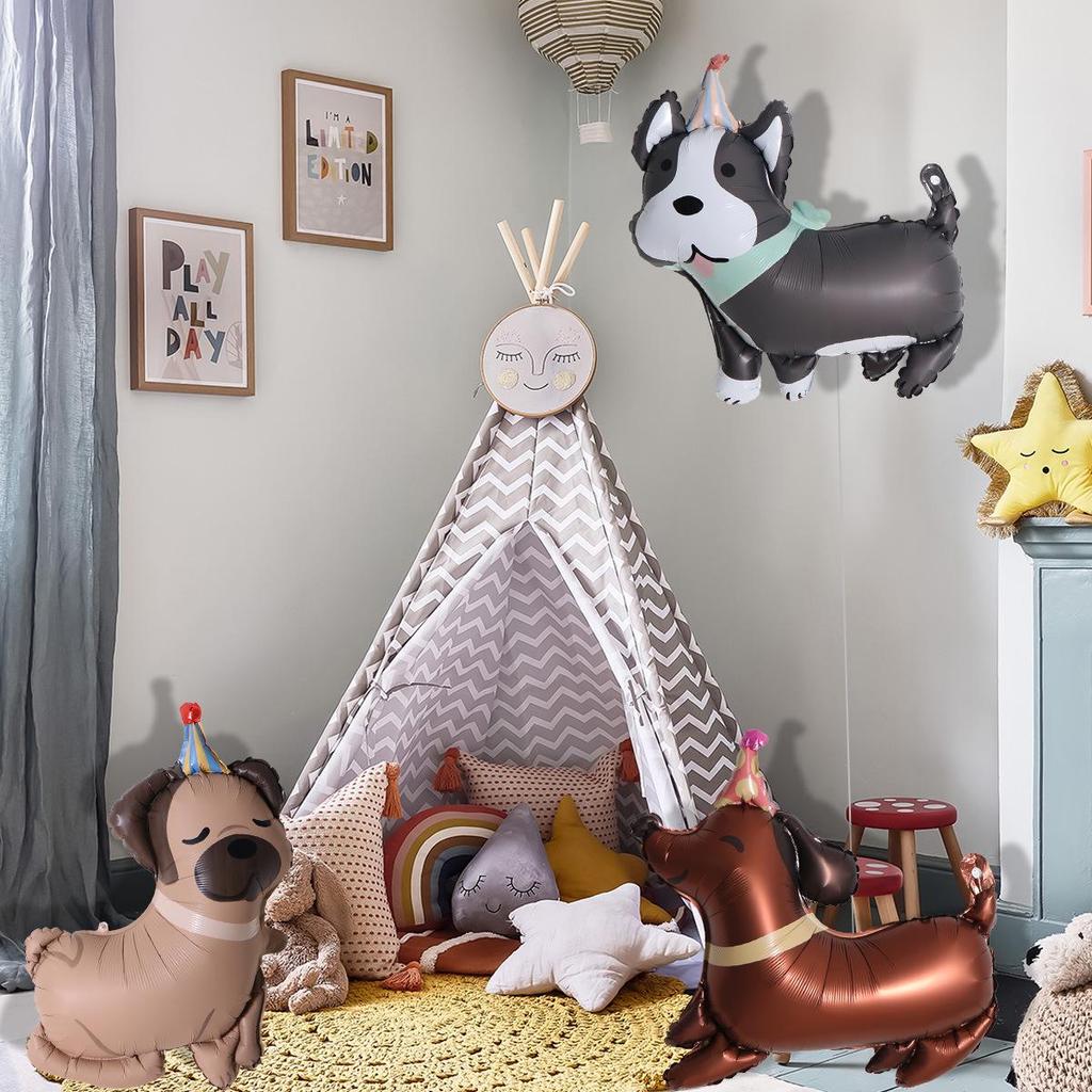 Matte Aluminum Capybara Cartoon Balloons for Kids' Birthday Party Decorations